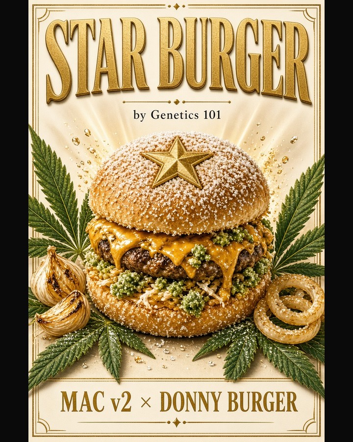 Star Burger cover art by Genetics 101, MAC v2 crossed with Donny Burger